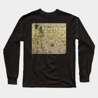 Brick wall in St. Paul de Vence, France Long Sleeve T-Shirt